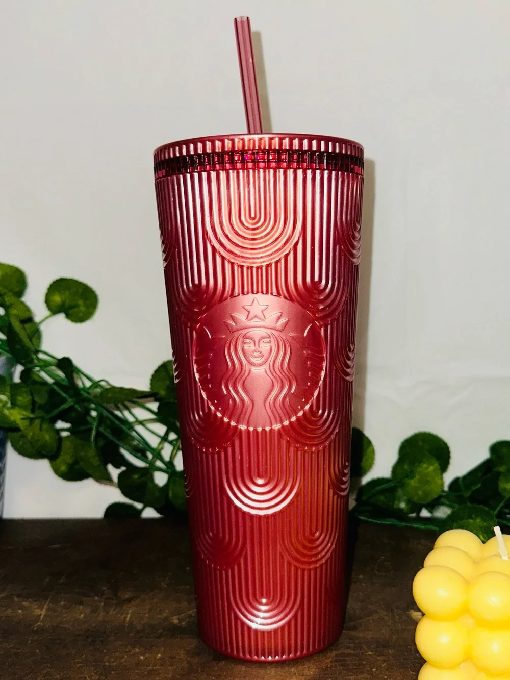 Starbucks Pink Textured Tumbler Cup Fall 2023